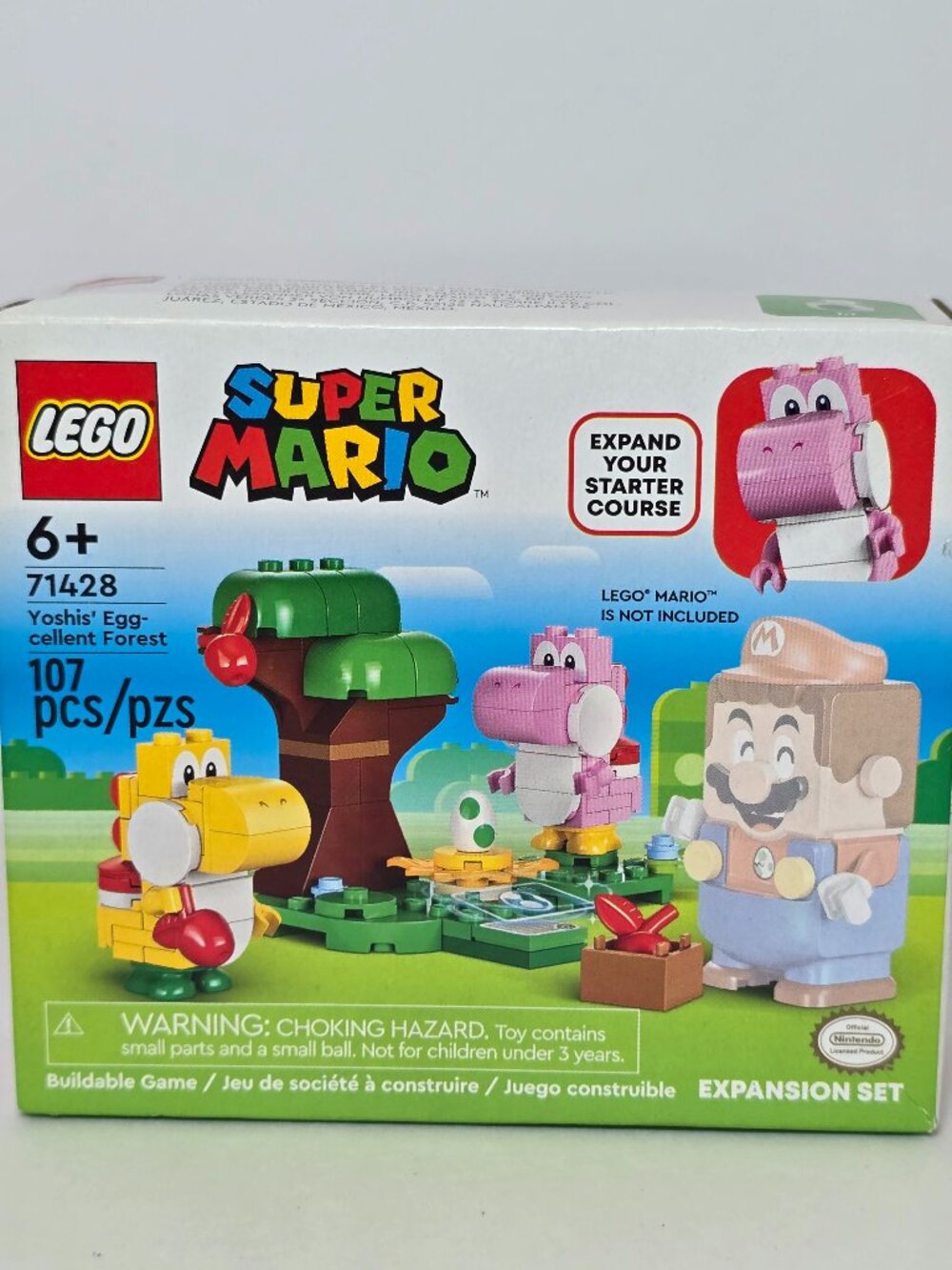 LEGO Super Mario 71428 Yoshi's Egg-cellent Forest Expansion Set New Sealed NIB